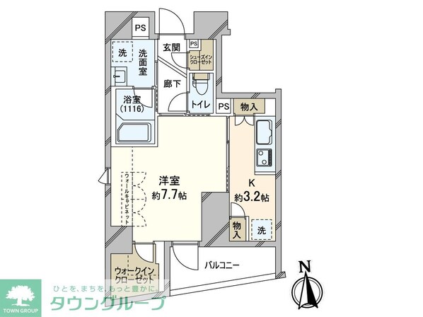 フェルクルール秋葉原の物件間取画像